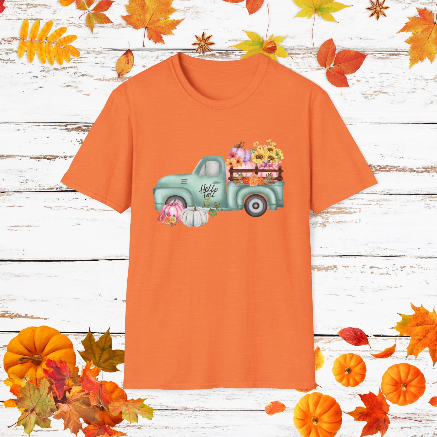 PUMPKIN PATCH TRUCK Softstyle T-Shirt