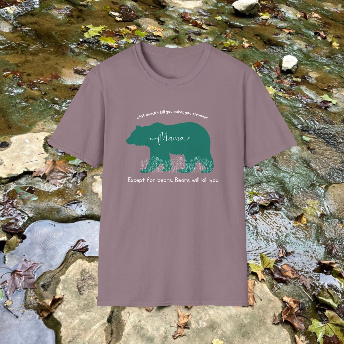 MAMA BEAR- with a twist! Softstyle T-Shirt