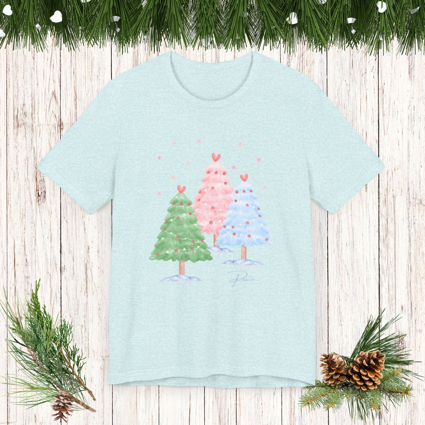 CHRISTMAS TREE PEACE soft tee