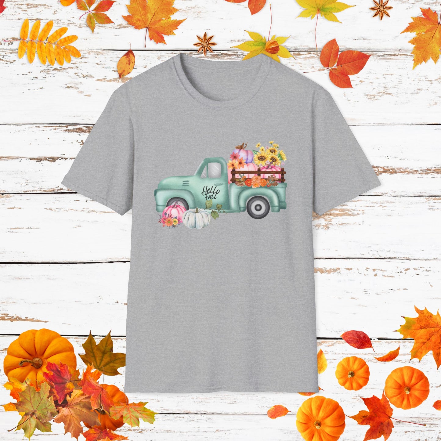 PUMPKIN PATCH TRUCK Softstyle T-Shirt