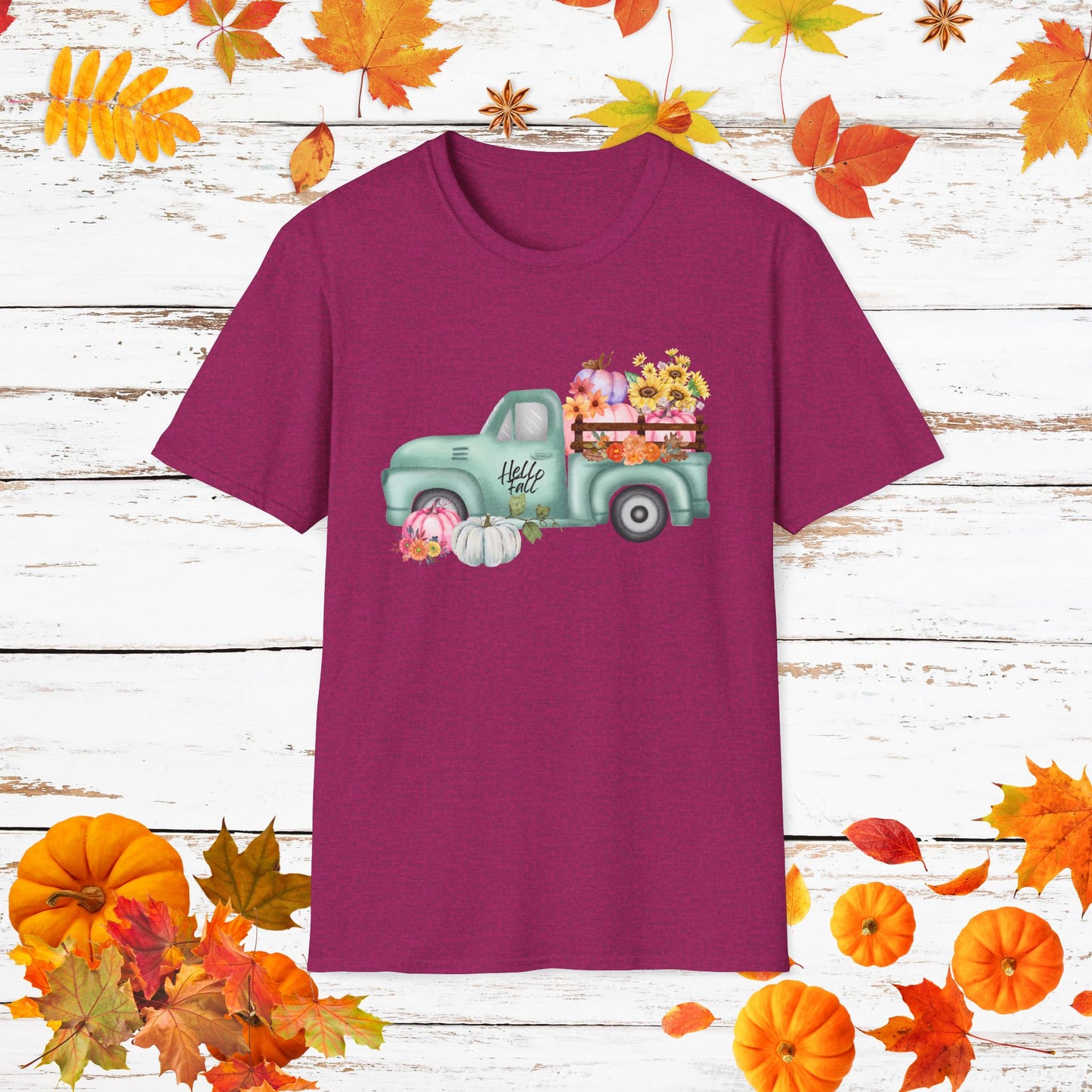 PUMPKIN PATCH TRUCK Softstyle T-Shirt