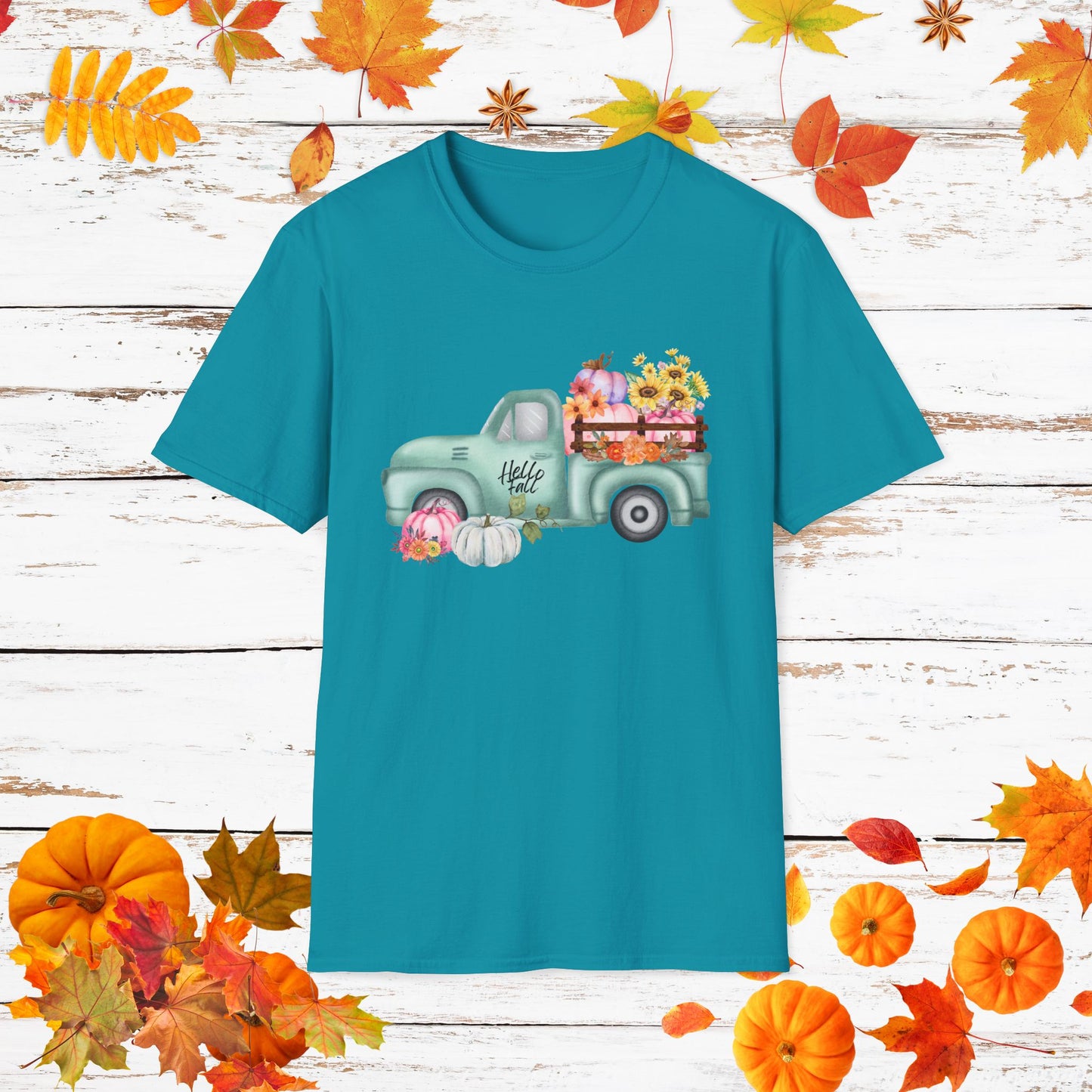 PUMPKIN PATCH TRUCK Softstyle T-Shirt