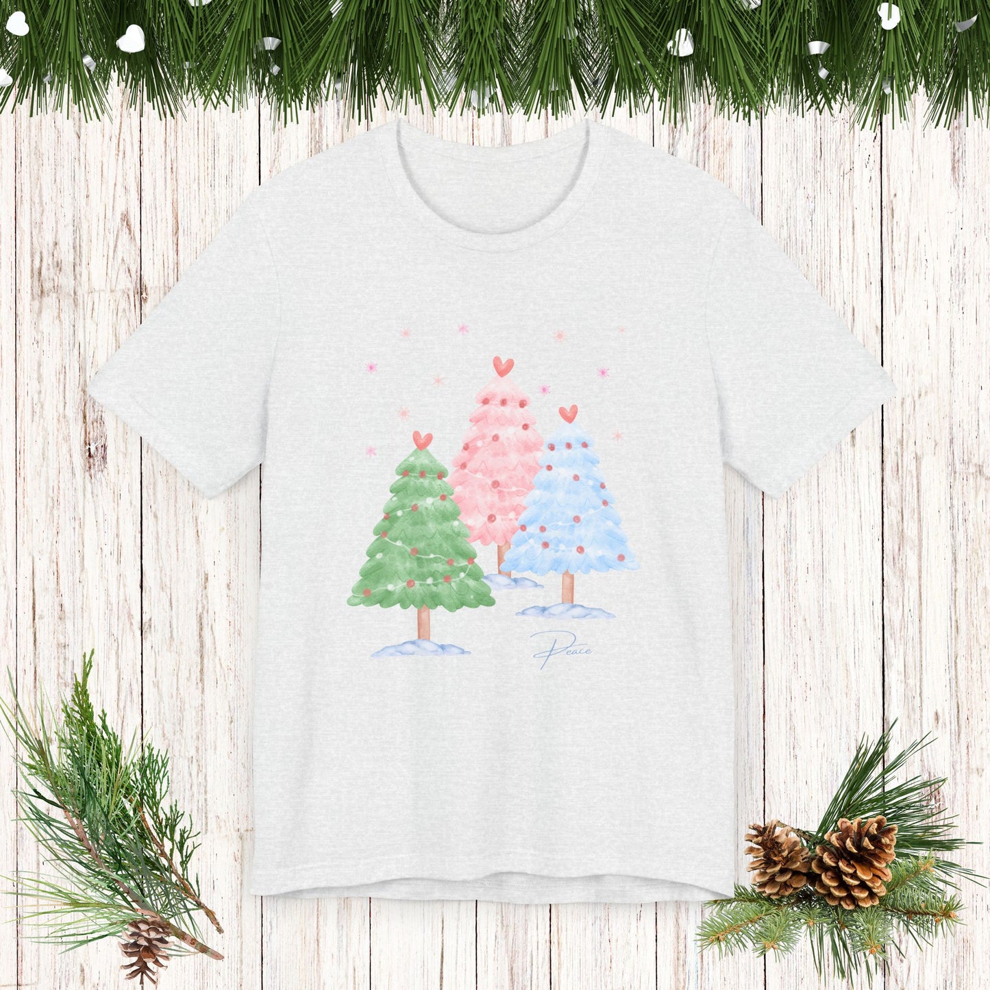 CHRISTMAS TREE PEACE soft tee