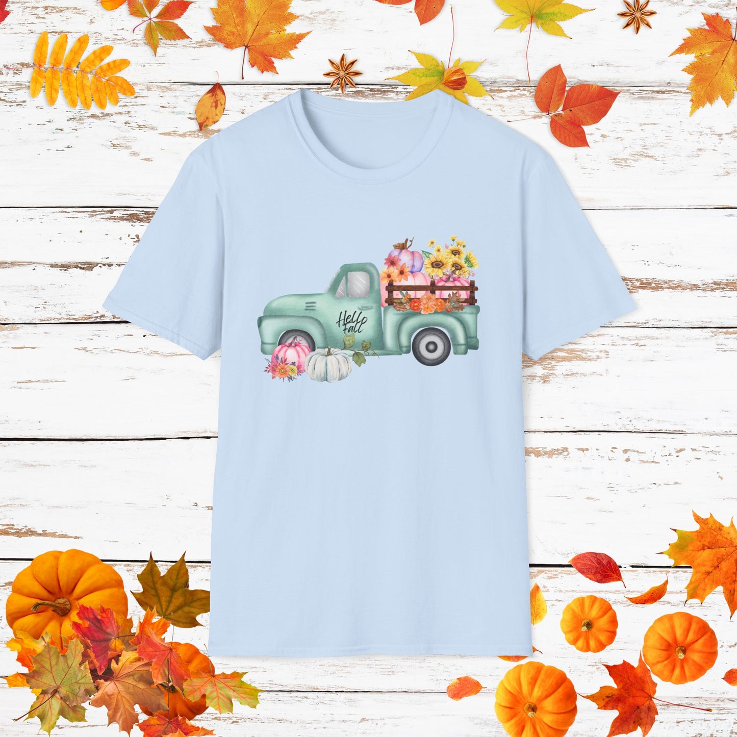 PUMPKIN PATCH TRUCK Softstyle T-Shirt