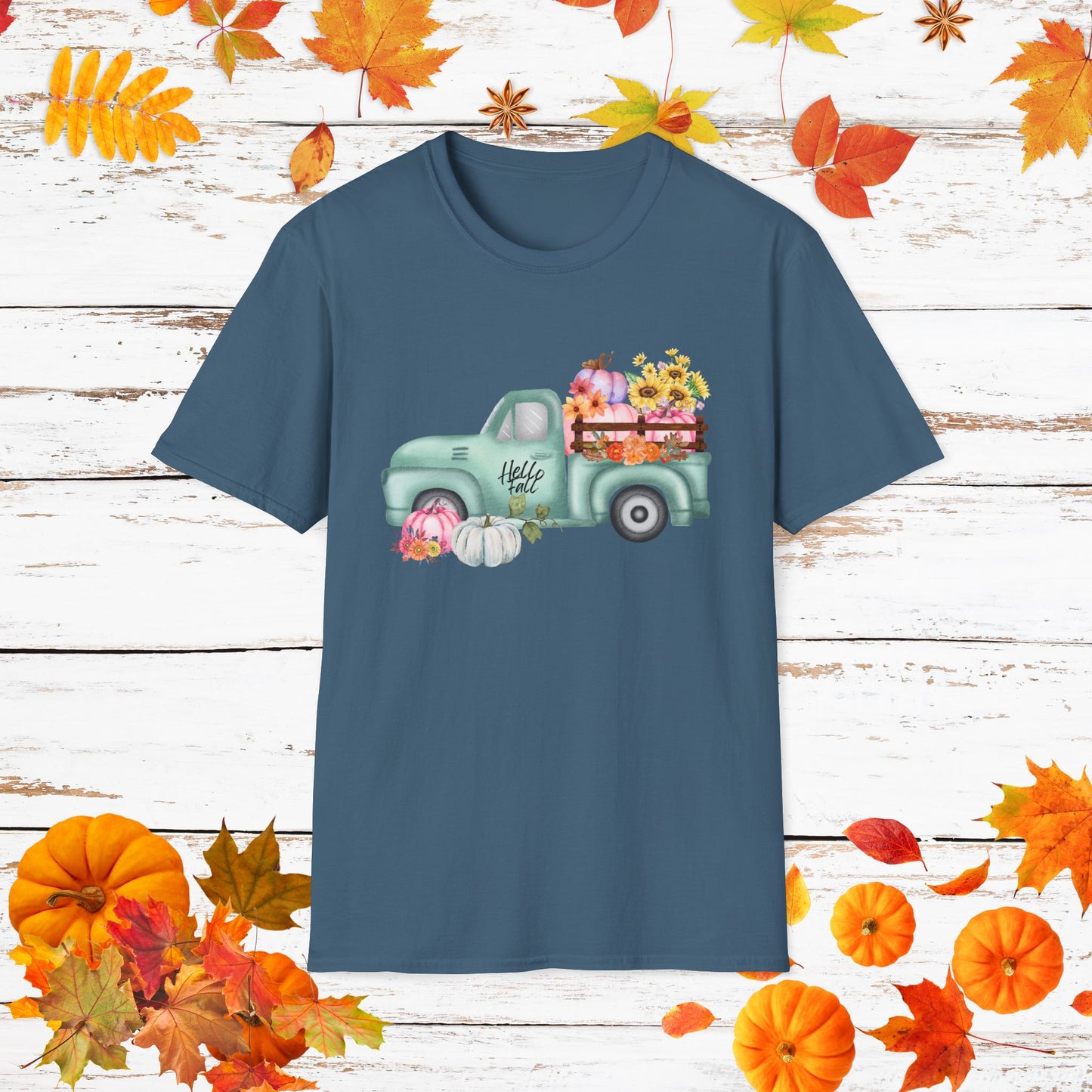 PUMPKIN PATCH TRUCK Softstyle T-Shirt