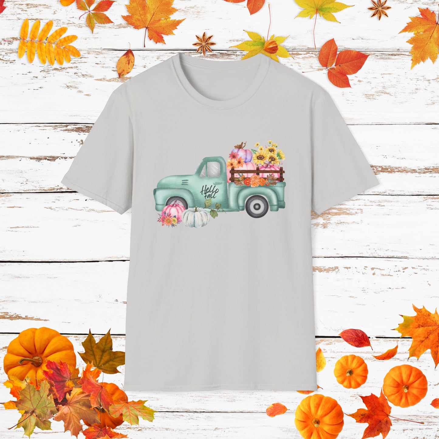 PUMPKIN PATCH TRUCK Softstyle T-Shirt