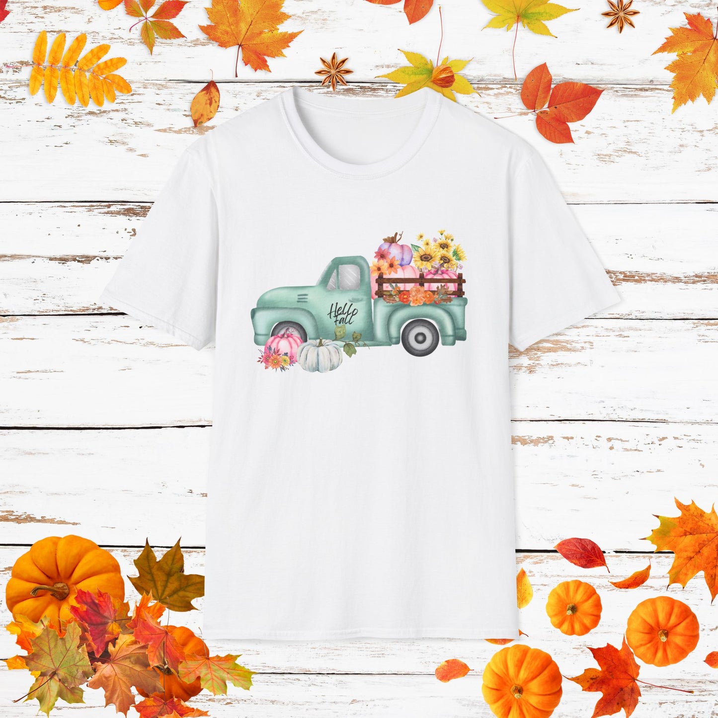 PUMPKIN PATCH TRUCK Softstyle T-Shirt