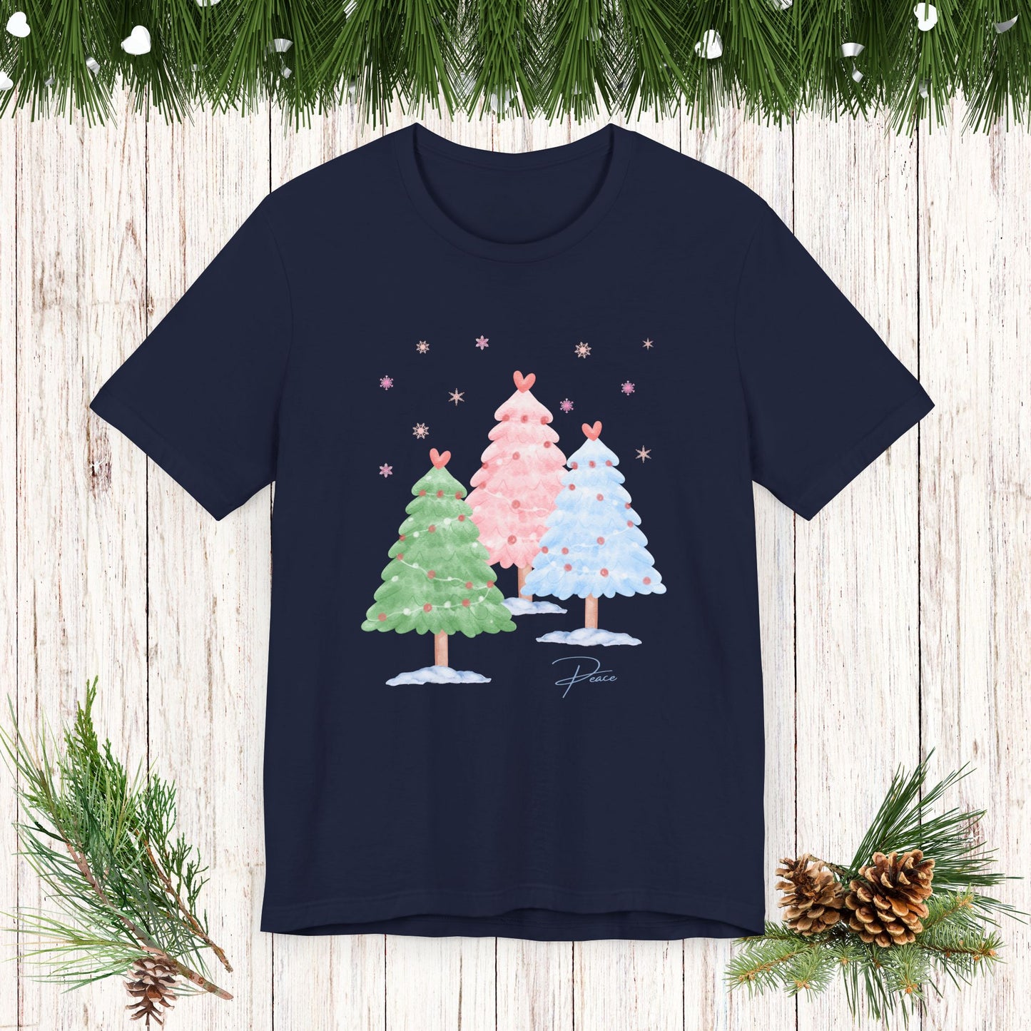 CHRISTMAS TREE PEACE soft tee