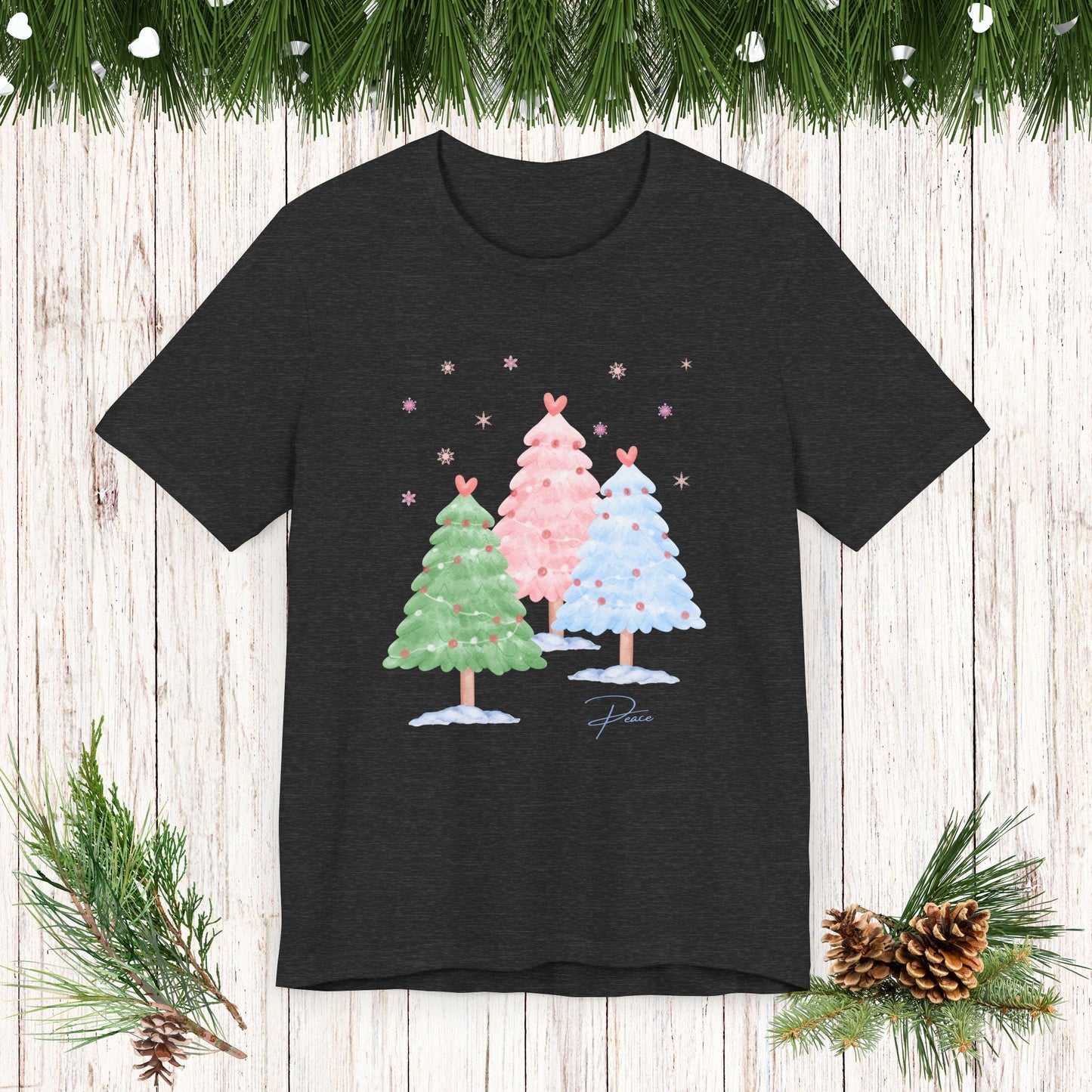 CHRISTMAS TREE PEACE soft tee