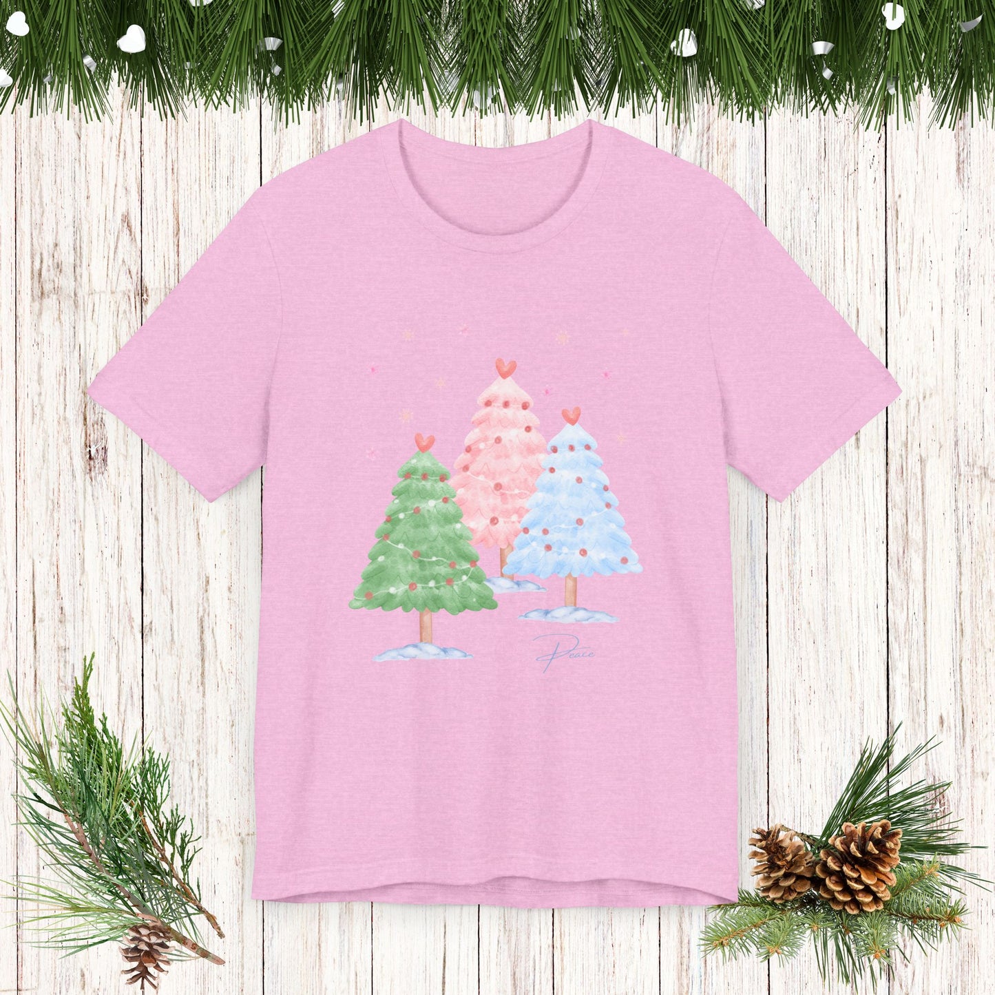 CHRISTMAS TREE PEACE soft tee